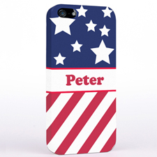 Personalized American Flag iPhone Case