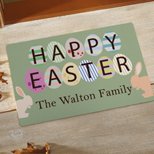 Create Your Own Happy Easter Door Mat
