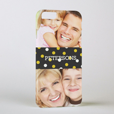 Gold Dots Personalized Photo iPhone 6 Case