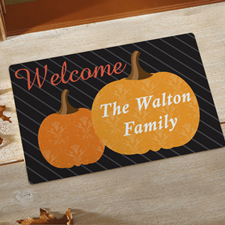 Fall Welcome Personalized Doormat