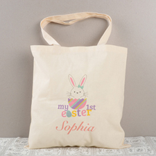 My First Easter Personalized Tote For Girls