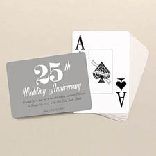 Jumbo Index Anniversary Landscape Playing Cards