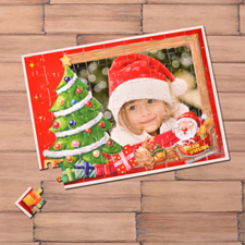 定制圣诞树拼图31cm×41.8cm照片拼图