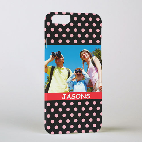 Polka Dots Personalized Photo iPhone 6 Case