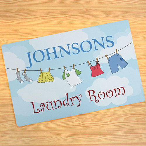 Laundry Room Personalized Doormat