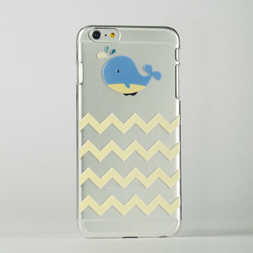 定制带鲸鱼设计 iPhone 6 Plus手机壳