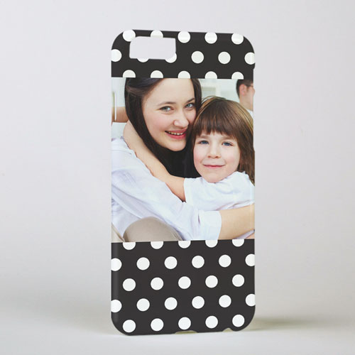 Black Dot Personalized iPhone 6 Case