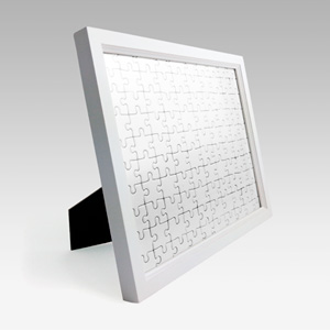 拼图相框20.4cm×25.4cm  立式 白色